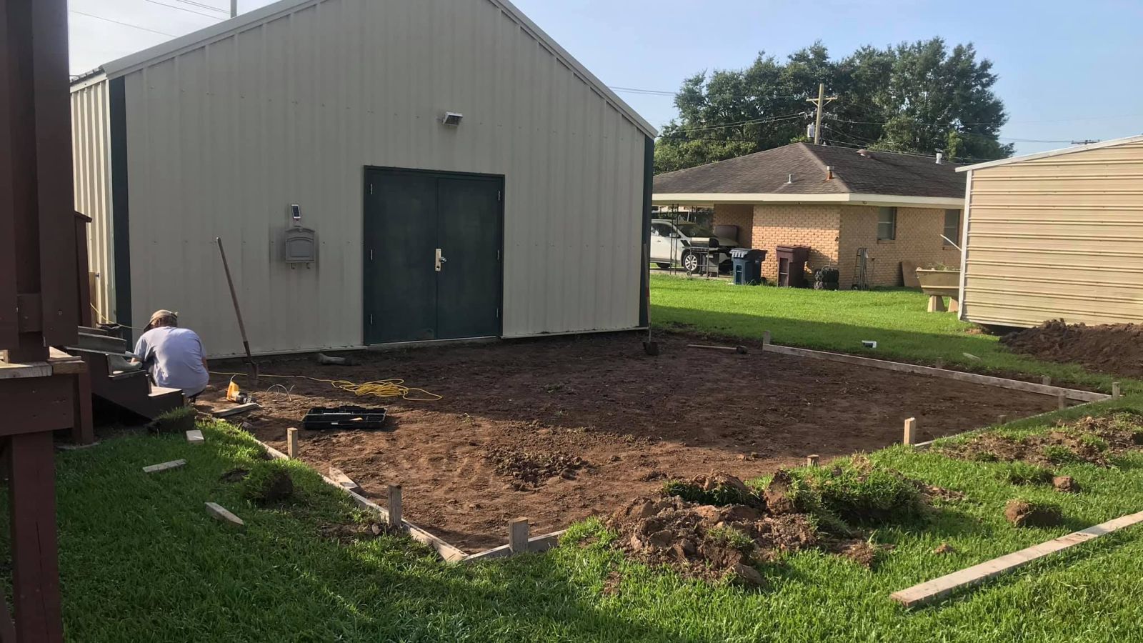 Custom metal buildings in Carencro, Louisiana by Crocodile Roofing.