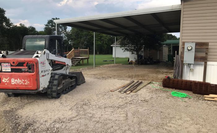 new metal patio
